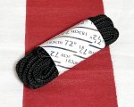 画像1: 米軍放出品  BOOT LACES 72　BK (1)