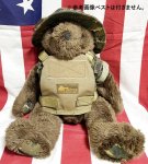 画像3: 米軍放出品　USMC 海兵隊　US MARINES　ミリタリーベアー (3)