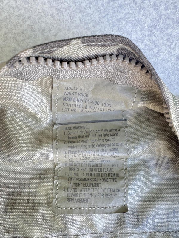 画像5: 米軍実物 マルチカム ウエストパック WEST PACK (5)