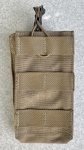 画像1: 米軍実物 DBT BattleLab製  M4/M16用 シングル マグポーチ (1)