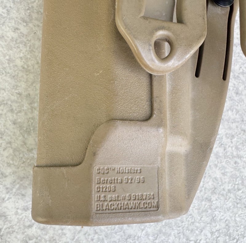 画像3: 米軍実物 BlackHawk CQCホルスター M92/96  (3)