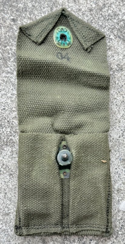 画像3: 米軍実物 ナム戦 M1911 M56 9mm ダブル マガジン ポーチ (3)