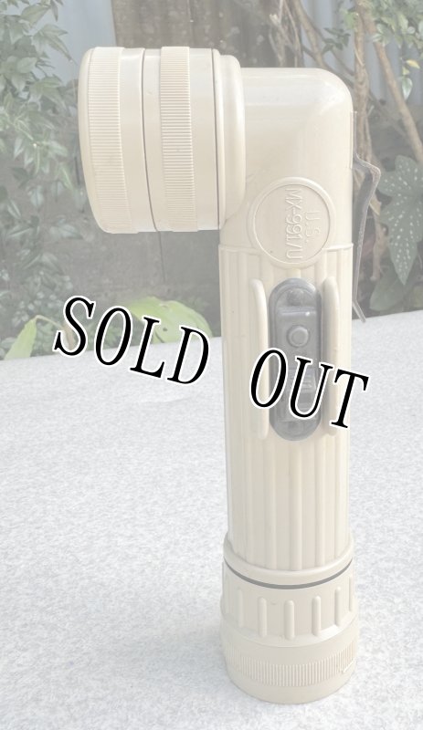 画像1: 米軍実物 FULTON MX-991/U L型 LED フラッシュライト デザート (1)