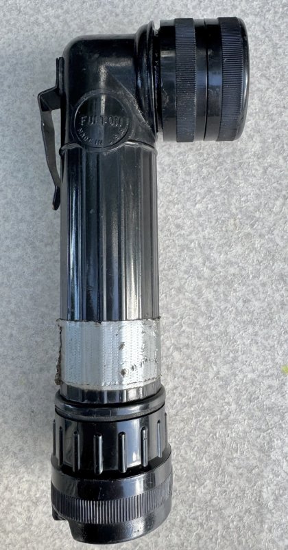 画像5: 米軍実物 FULTON MX-991/U L型 フラッシュライト ブラック (5)