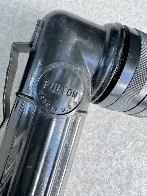 画像6: 米軍実物 FULTON MX-991/U L型 フラッシュライト ブラック (6)