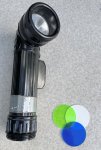 画像7: 米軍実物 FULTON MX-991/U L型 LED フラッシュライト ブラック (7)