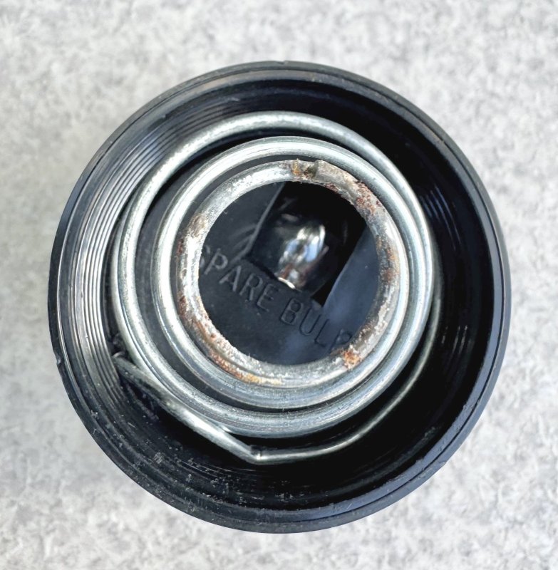 画像8: 米軍実物 FULTON MX-991/U L型 フラッシュライト ブラック (8)