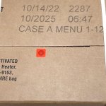画像2: 米軍実物 2025年10月検【アメリカル】MREレーション非常食/戦闘食 MENU-A (2)