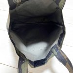 画像4: 米軍 タイガーストライプミニトートバッグ　OKINAWA 髑髏ワッペン (4)