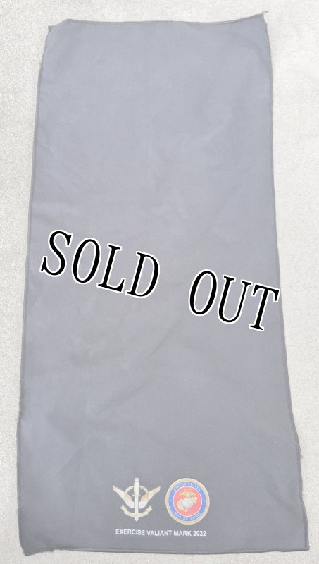画像1: 米軍放出品 USMC Exercise Valiant Mark 記念タオル (1)