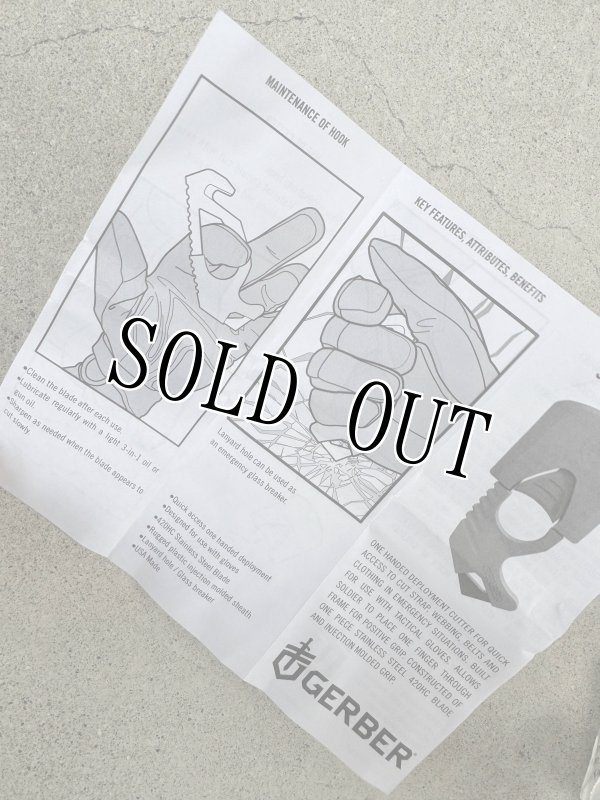 画像10: 米軍実物 GERBER レスキューツール  ガラスブレイカー ストラップカッター  (10)