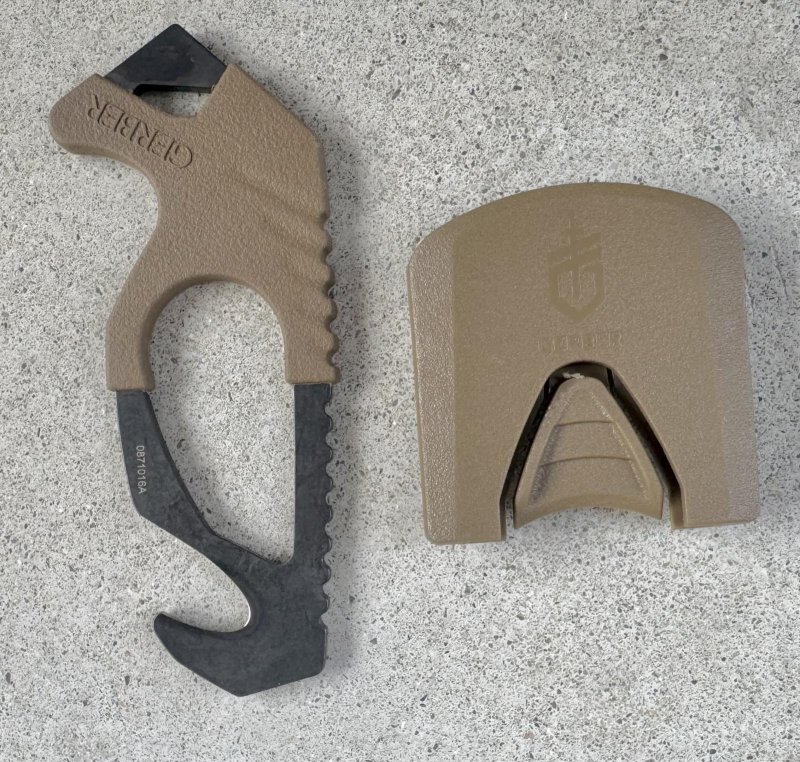 画像2: 米軍実物 GERBER レスキューツール  ガラスブレイカー ストラップカッター  (2)