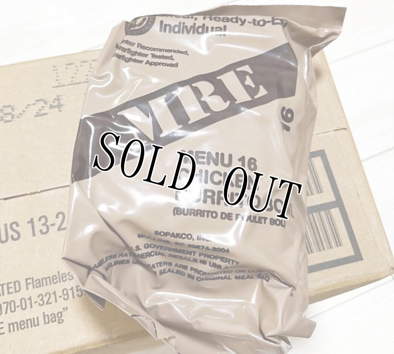 画像1: 米軍実物 2024年検【SOPAKCO】MREレーション/戦闘食 MENU-16 (1)