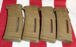 画像1: 米軍実物 MAGPUL PMAG 30 GEN M3 AR-15/M4/M16 30連マガジン   WINDOW 両窓 30rd マグ 5.56mm コヨーテタン　4個セット  (1)