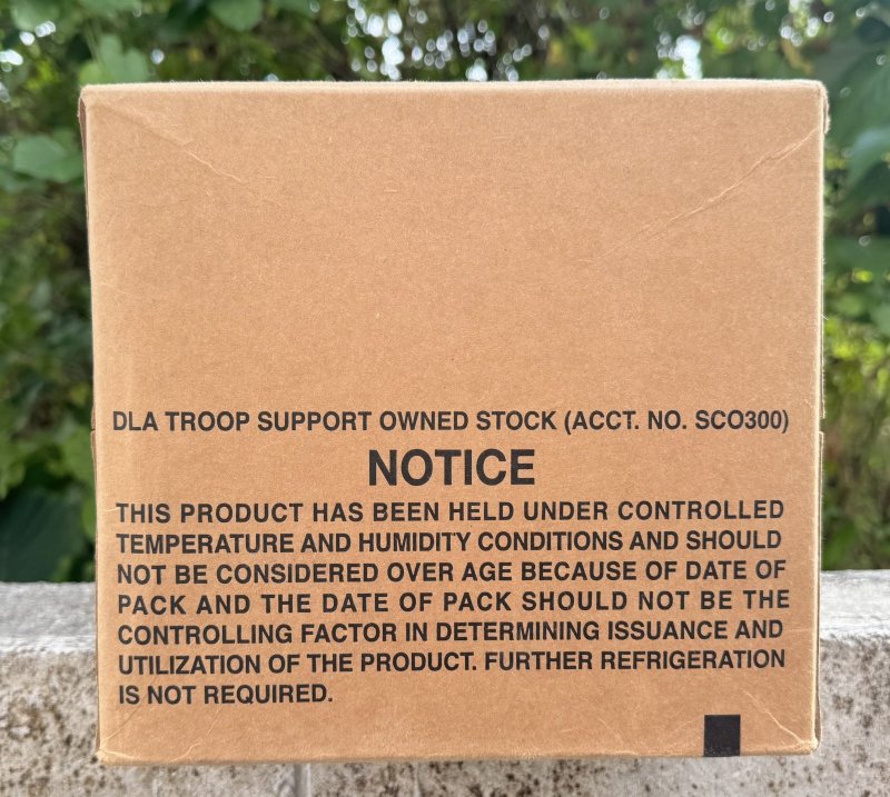 画像2: 米軍実物 2026年4月検【アメリカル】MREレーション非常食/戦闘食 MENU-B 12個セット (2)