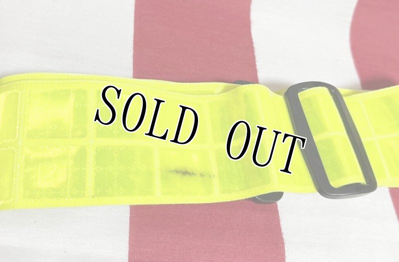 画像3: 米軍実物 反射 リフレクション べルト イエロー (3)