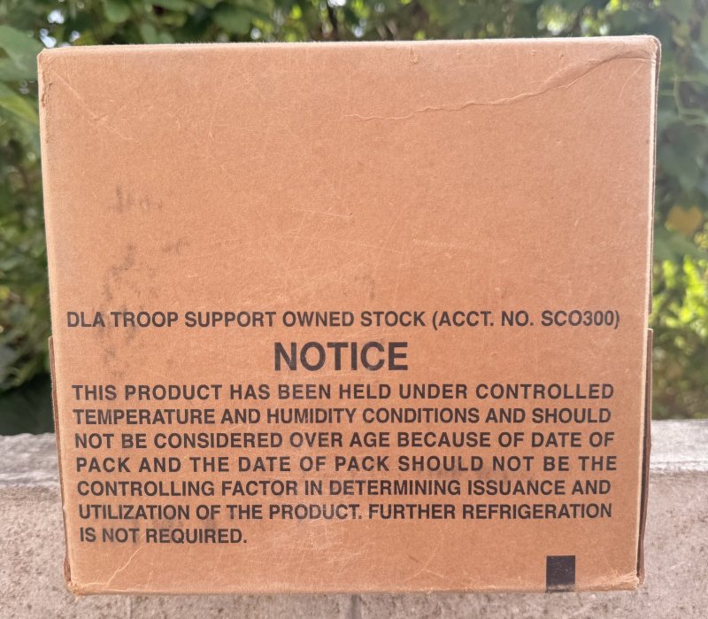 画像2: 米軍実物 2026年4月検【アメリカル】MREレーション非常食/戦闘食 MENU-A 12個 セット (2)