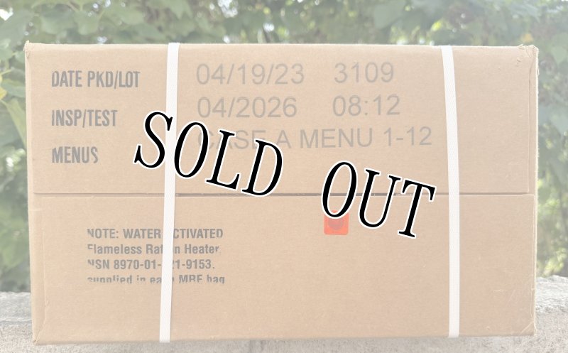 画像5: 米軍実物 2026年4月検【アメリカル】MREレーション非常食/戦闘食 MENU-A 12個 セット (5)