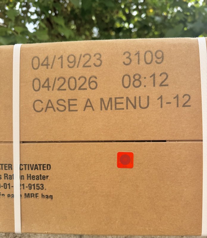 画像6: 米軍実物 2026年4月検【アメリカル】MREレーション非常食/戦闘食 MENU-A 12個 セット (6)