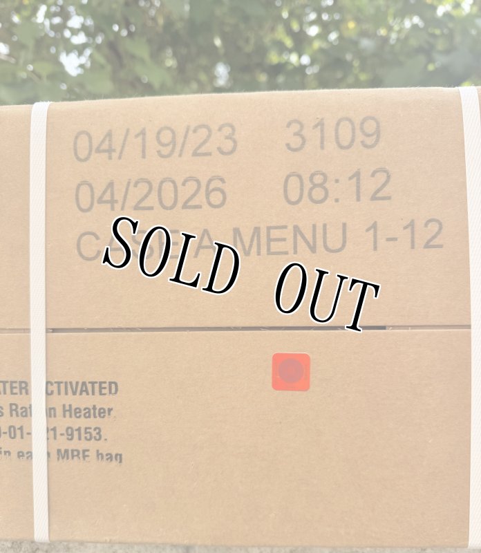 画像6: 米軍実物 2026年4月検【アメリカル】MREレーション非常食/戦闘食 MENU-A 12個 セット (6)