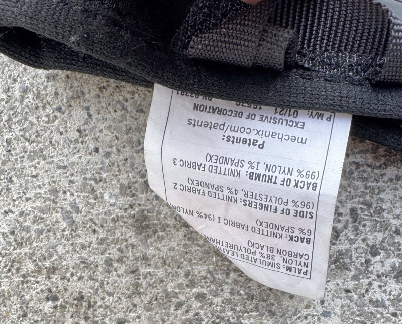 画像10: 米軍放出品　メカニクス MECHANIX オリジナルグローブ L グローブ (10)