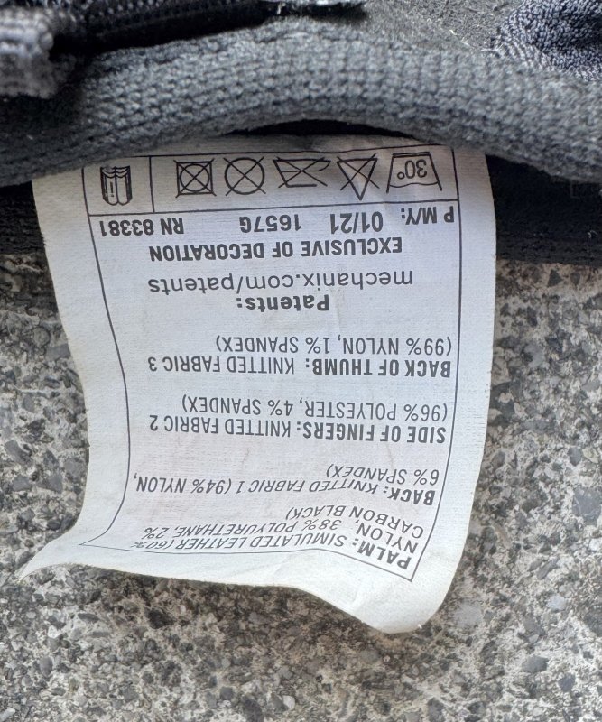 画像9: 米軍放出品　メカニクス MECHANIX オリジナルグローブ L グローブ (9)