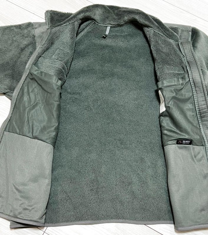 画像3: 米軍実物 JACKET,FLEECE COLD WEATHER(GENIII）  ポーラテックフリースジャケット　L-R (3)