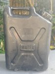 画像3: 米軍実物 WATER タンク　ブラック  (プラスチック) (3)