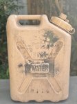 画像1: 米軍実物 WATER タンク　デザート (プラスチック) (1)
