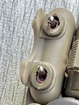 画像5: 米軍実物 SUREFIRE ヘルメットライト イエローグリーン 赤外線 タン (5)