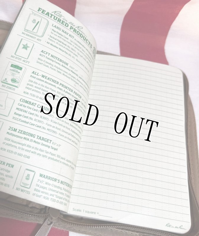 画像5: 米軍放出品　Rite In The Rain　メモ帳＆ポーチC980セット (5)