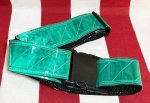 画像1: 米軍放出品　リフレクションべルト　反射ベルト　グリーン (1)