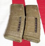 画像1: 米軍実物 MAGPUL PMAG 30 GEN M3 AR-15/M4/M16 30連マガジン   WINDOW 両窓 30rd マグ 5.56mm コヨーテタン　2個セット  (1)