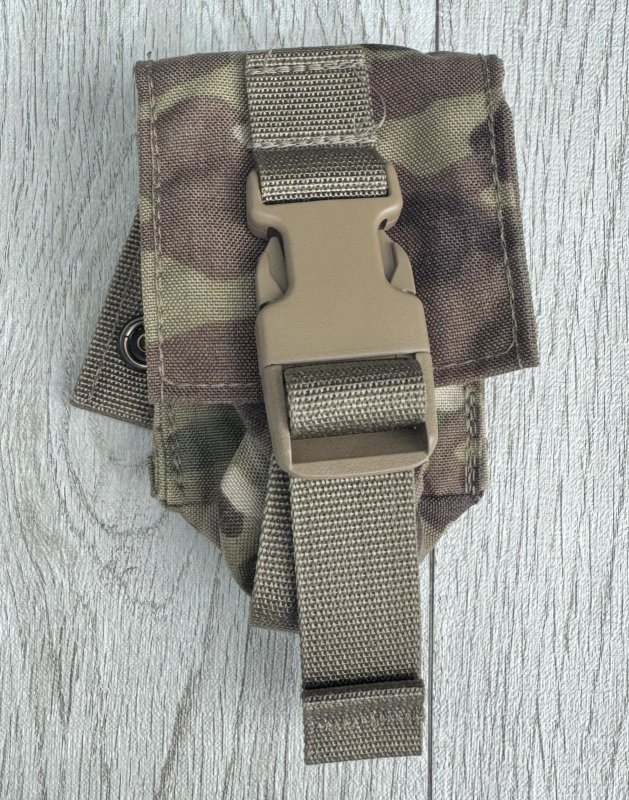 画像1: 米軍実物 LBT 9008A-500D ハンド グレネード ポーチ マルチカム (1)