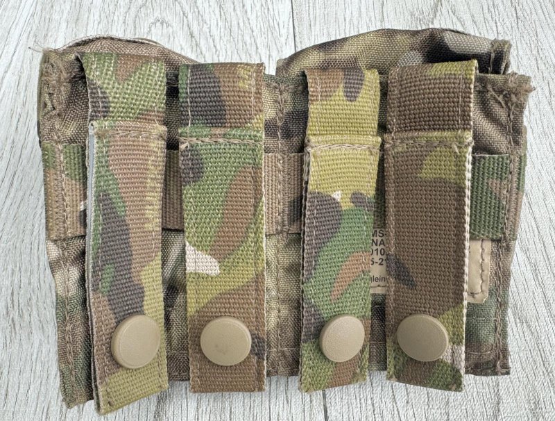 画像3: 米軍実物 EAGLE製 SOF MODULAR V.2   ダブルグレネードポーチ マルチカム (3)