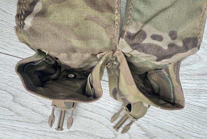 画像6: 米軍実物 EAGLE製 SOF MODULAR V.2   ダブルグレネードポーチ マルチカム (6)