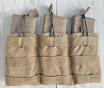 画像1: 海兵隊放出品 TAC SHIELD トリプルマグポーチ (1)