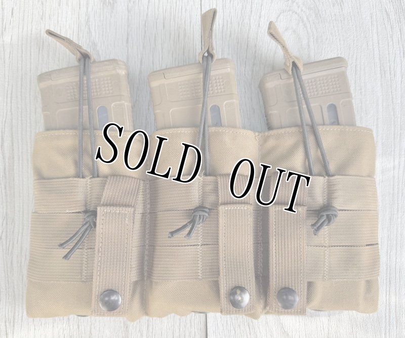 画像2: 海兵隊放出品 TAC SHIELD トリプルマグポーチ (2)