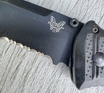 画像7: 米軍放出品 BENCHMADE PRESIDIO II ULTRA ホールディング ナイフ (7)