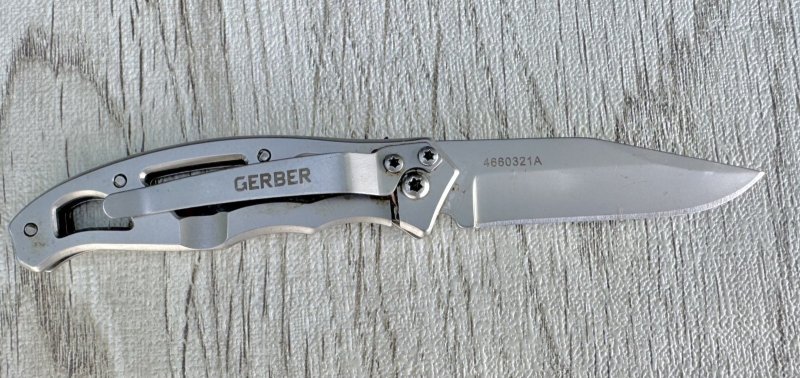 画像1: 米軍放出品 GERBER パラフレーム  ミニ ナイフ  (1)