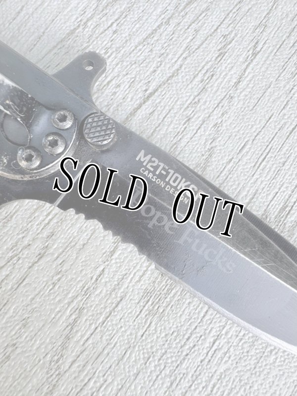 画像7: 米軍放出品 CRKT M21-10KSF   triple point serrations (7)