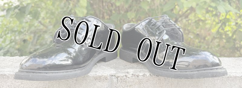 画像1: 米軍実物 BATES ERVICE SHOES サービスシューズ オフィサーシューズ アメリカ製 (1)