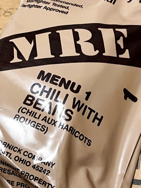 画像2: 米軍実物 2024年検 【ワーニック社】 MREレーション/戦闘食 MENU-1 (2)