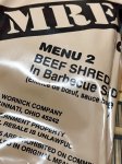 画像2: 米軍実物 2024年検 【ワーニック社】 MREレーション/戦闘食　MENU-2 (2)