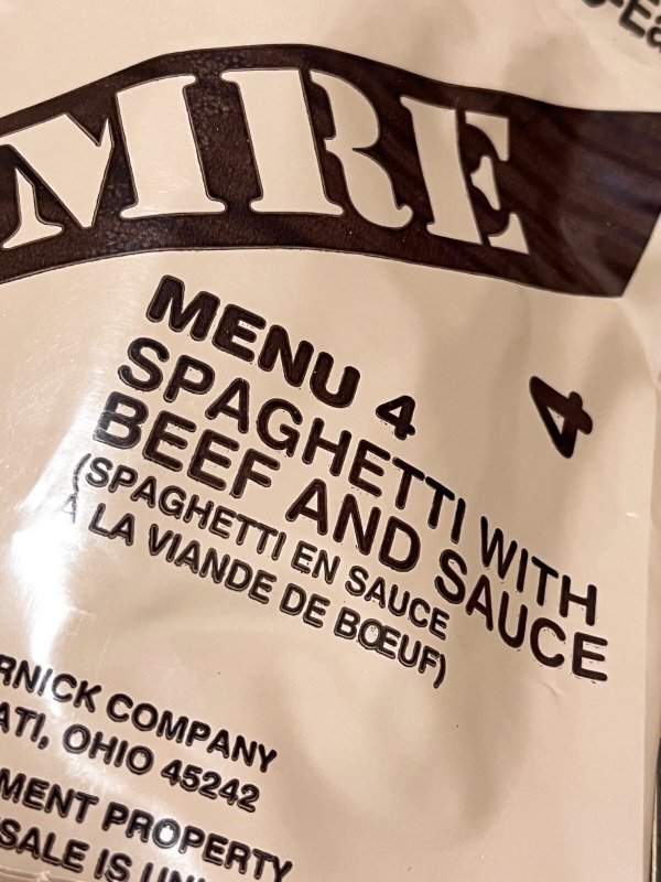 画像2: 米軍実物 2024年検 【ワーニック社】 MREレーション/戦闘食　MENU-4 (2)