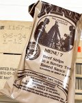 画像1: 米軍実物 2024年検 【ワーニック社】 MREレーション/戦闘食　MENU-7 (1)