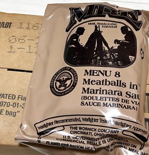 米軍実物 ワーニック社 MREレーション/戦闘食 MENU-A 12個セット2026年