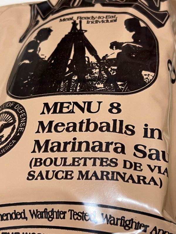 画像2: 米軍実物 2024年検 【ワーニック社】 MREレーション/戦闘食　MENU-8 (2)