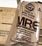 画像1: 米軍実物 2024年検 【ワーニック社】 MREレーション/戦闘食　MENU-9 (1)