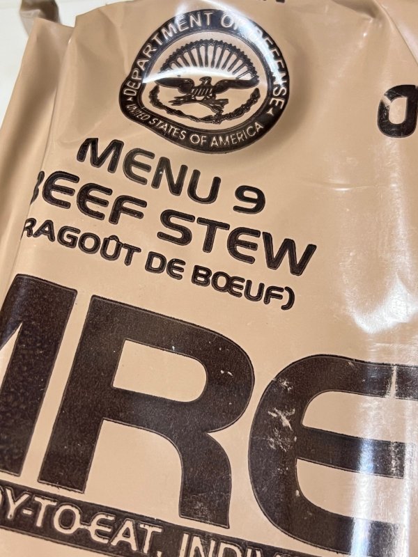 画像2: 米軍実物 2024年検 【ワーニック社】 MREレーション/戦闘食　MENU-9 (2)